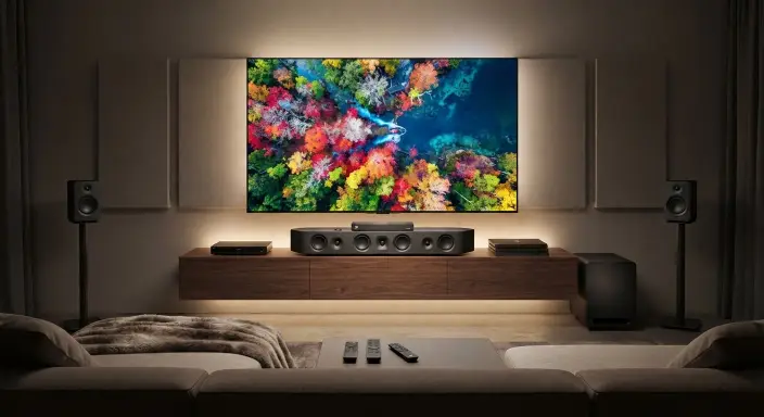 Televizyon Ses Sistemi ve Soundbar Görseli