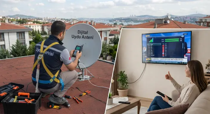 Televizyon Uydu ve Çanak Ayarı Görseli